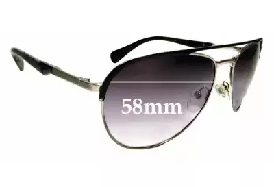 Prada SPR51Q Ersatzgläser 58mm wide 