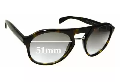 Prada SPR09P Ersatzgläser 51mm wide 