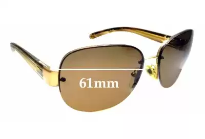 Prada SPR60L Ersatzgläser 61mm wide 