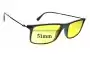 Sunglass Fix Verres de Remplacement pour Prada VPS03E & PS03EV - 51mm Wide 
