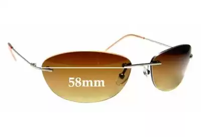Polo Ralph 7501/S Replacement Lenses 58mm wide 
