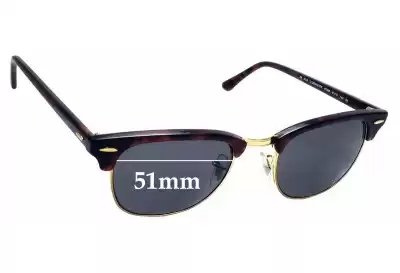 Ray-Ban B&L Clubmaster WO366 Replacement Lenses 51mm wide 
