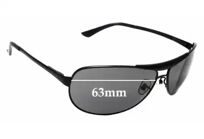 Ray-Ban RB3324 Replacement Lenses 63mm wide 