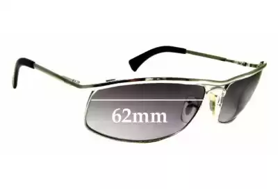 Ray-Ban RB3339 Replacement Lenses 62mm wide 
