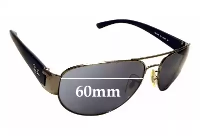 Ray-Ban RB3448 Lentes de Repuesto 60mm wide 