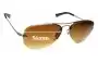 Sunglass Fix Verres de Remplacement pour Ray-Ban RB3449 Aviator 2mm Nose Hole - 56mm Wide 