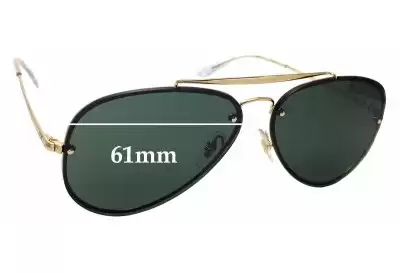 Ray-Ban RB3584-N Blaze Aviator Replacement Lenses 61mm wide 