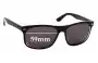 Sunglass Fix Replacement Lenses for Ray-Ban RB4226 - 59mm Wide 