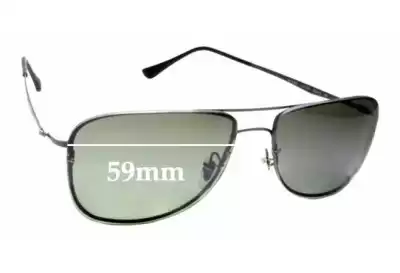 Ray-Ban RB8054LightRay Ersatzgläser 59mm wide 