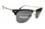 Sunglass Fix Replacement Lenses for Ray-Ban RB8056 - 51mm Wide 