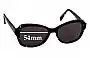 Sunglass Fix Replacement Lenses for Specsavers Cable Sun Rx - 54mm Wide 