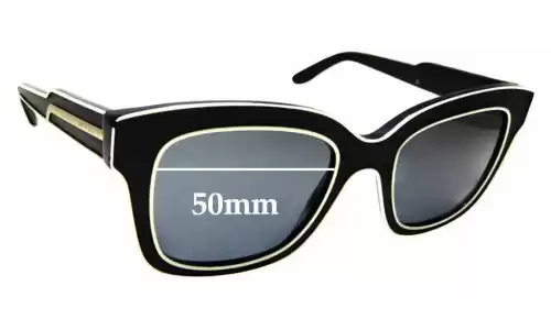 Sunglass Fix Lentes de Repuesto para Stella McCartney SM4056 - 50mm Wide 