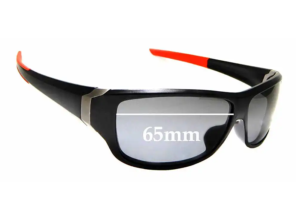 Sunglass Fix Lentes de Repuesto para Tag Heuer Racer 2 TH9225 - 65mm Wide