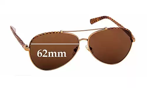Sunglass Fix Replacement Lenses for Tory Burch TY6021Q - 62mm Wide Sunglass Fix Replacement Lenses for Tory Burch TY6021Q - 62mm Wide