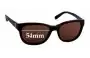 Sunglass Fix Replacement Lenses for Tory Burch TY7044 - 54mm Wide 
