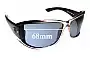 Sunglass Fix Replacement Lenses for Trussardi TE21181 - 68mm Wide 