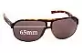 Sunglass Fix Replacement Lenses for Von Zipper Ottobahn - 65mm Wide 