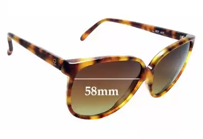 Vuarnet Pouilloux 467 Lentes de Repuesto 58mm wide 