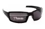 Sunglass Fix Replacement Lenses for Harley Davidson H-D Jumbo - 73mm Wide 