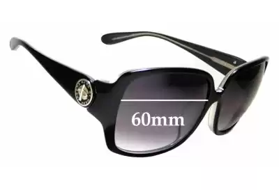 Marc by Marc Jacobs 207/F/S Replacement Lenses 60mm wide 