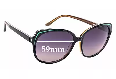 Paul Frank Industries White Lips Kissed Replacement Lenses 59mm wide 