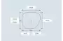 Sunglass Fix Lentes de Repuesto para Toms  Marisol - 58mm Wide 