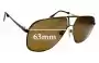 Sunglass Fix Replacement Lenses for Valentino 5306 - 63mm Wide 