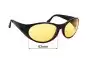 Sunglass Fix Verres de Remplacement pour Arnette Hot Cakes - 63mm Wide 