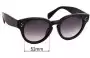 Sunglass Fix Ersatzgläser für Celine CL 41061/F/S - 52mm Wide 