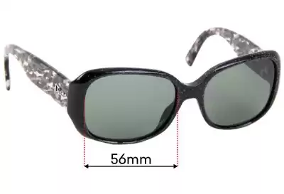 Christian Dior Flanelle3 Replacement Lenses 57mm wide 