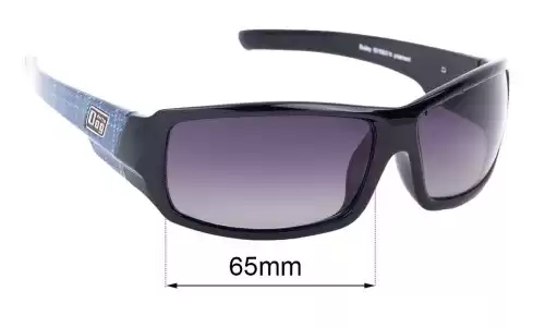 Sunglass Fix Replacement Lenses for Dirty Dog Bubby - 65mm Wide Sunglass Fix Replacement Lenses for Dirty Dog Bubby - 65mm Wide