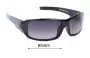 Sunglass Fix Replacement Lenses for Dirty Dog Bubby - 65mm Wide 
