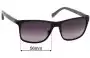 Sunglass Fix Ersatzgläser für Fossil FOS 2039/S - 56mm Wide 