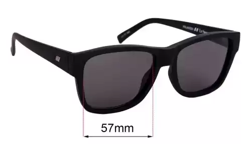 Sunglass Fix Lentes de Repuesto para Le Specs The Force - 57mm Wide 