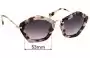 Sunglass Fix Replacement Lenses for Miu Miu SMU06O - 53mm Wide 