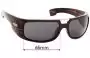 Sunglass Fix Replacement Lenses for Otis Royale - 65mm Wide 