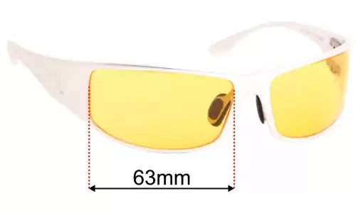 Sunglass Fix Ersatzgläser für Outlaw Eyewear  Fugitive - 64mm Wide 