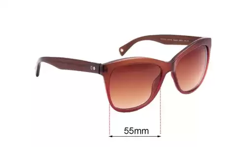 Sunglass Fix Lentes de Repuesto para Paul Smith 8153-S Aleister - 55mm Wide 