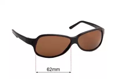 Prada SPR26A Replacement Lenses 62mm wide 