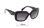 Sunglass Fix Ersatzgläser für Prada SPR03Q-A - 55mm Wide 