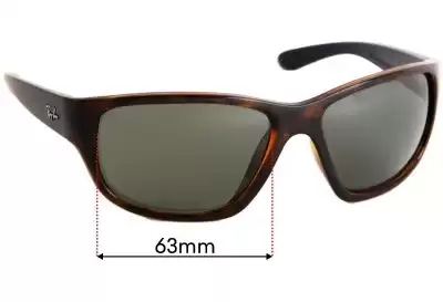 Ray-Ban RB4300 Ersatzgläser 63mm wide 