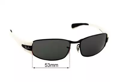Ray-Ban RJ9522S Replacement Lenses 53mm wide 