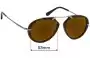 Sunglass Fix Replacement Lenses for Tom Ford Aaron TF473 - 53mm Wide 