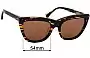 Sunglass Fix Verres de Remplacement pour AM Eyewear Asia - 54mm Wide 