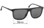 Sunglass Fix Ersatzgläser für Carrera 218/S - 58mm Wide 