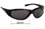 Sunglass Fix Replacement Lenses for Zenith No Limits - 66mm Wide 