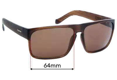 Carve Vendetta Replacement Lenses 64mm wide 