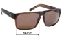 Sunglass Fix Replacement Lenses for Carve Vendetta - 64mm Wide 