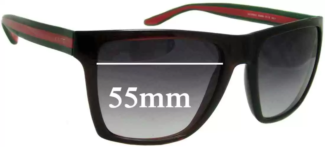 Gucci GG3535/S 55mm Replacement Lenses
