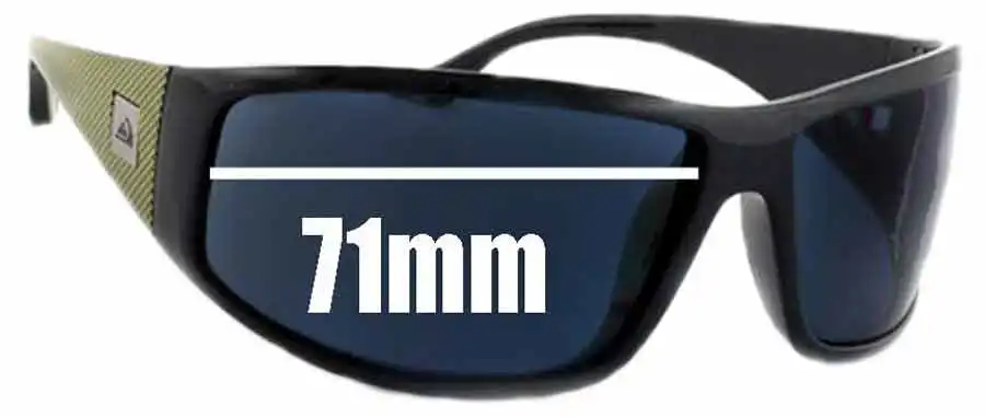 Quiksilver AKKA DAKKA 71mm Replacement Lenses